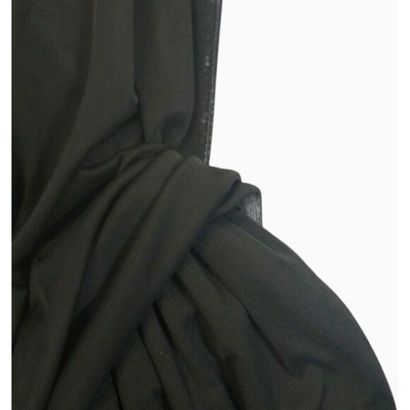 Maxi Dress Size M Milkmaid Baby Doll Cute Goth Castle Core Chiffon - Picture 7 of 12